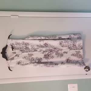 Banana republic white flower dress. Size 14.
